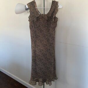 Multi-color Midi Dress, Size 8